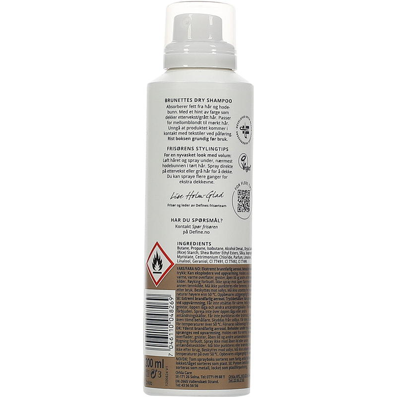 Define Define dry shampoo 200 ml brunettes