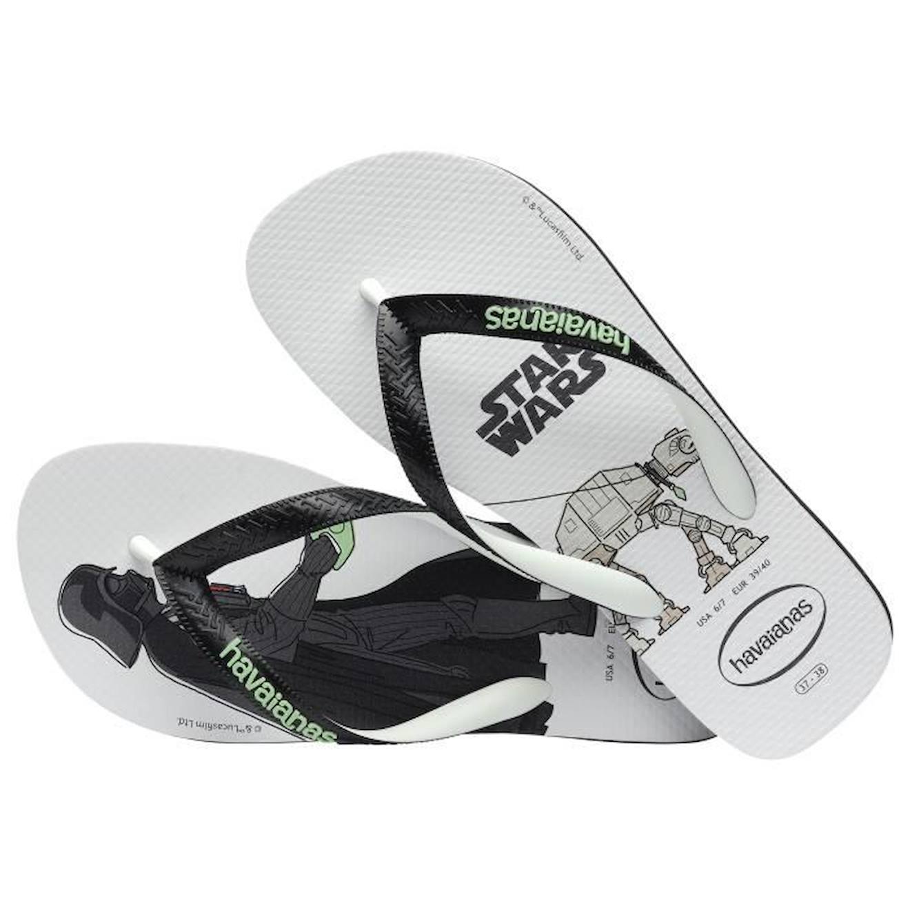 Tong Enfant à enfiler Havaianas Star Wars gris