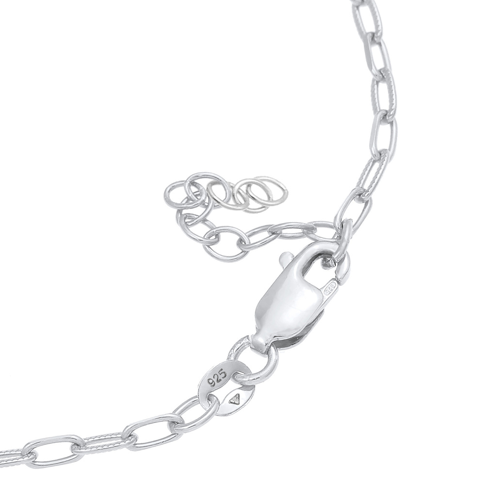Elli Elli Bracelet Optique pour chaîne de base ovale à maillons dames en 925/1000 arge Bracelet