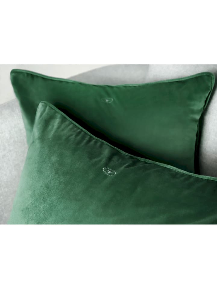 Tom Tailor TT Kissenhülle 2er Set VelvetSignature 45 x 45 cm in Grün günstig kaufen 45 x 45 cm