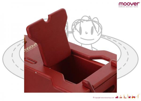 MOOVER Toys Junior Truck (rot) / dump truck (red)