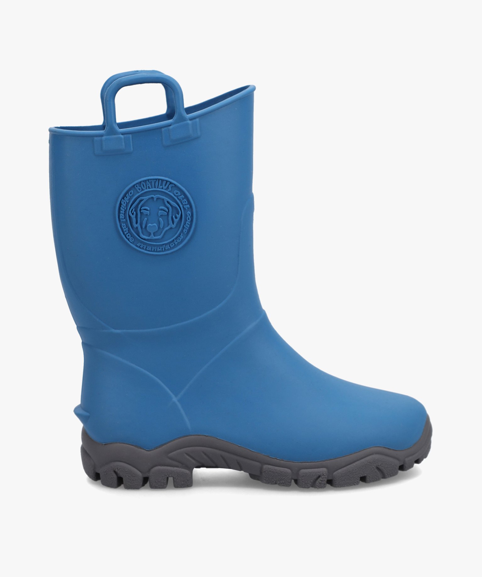 Bottes de pluie Garçon unies à anses - Boatilus bleu | GEMO