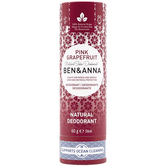 Natural Deodorant Stick Pink Grapefruit