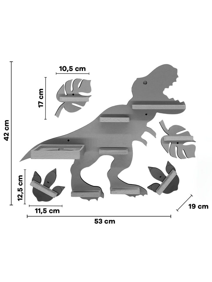 BOARTI Regal Dinosaurier Kinder Toniebox Tonies Figuren in Grün günstig kaufen onesize