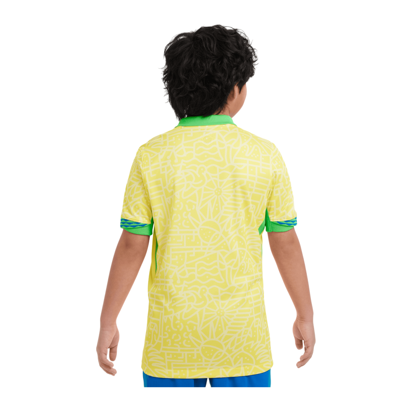 Nike Brasilien Trikot Home 2024 Kids Gelb F706