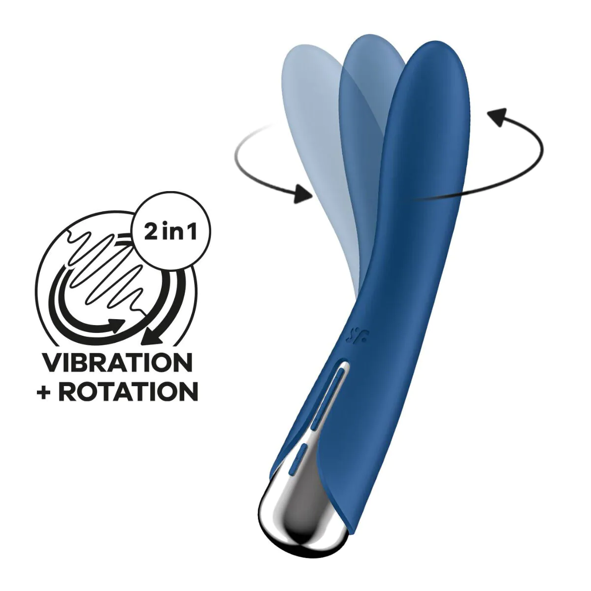 Satisfyer Spinning Vibe 1 Blue - intimmassageapparat 1 stk.