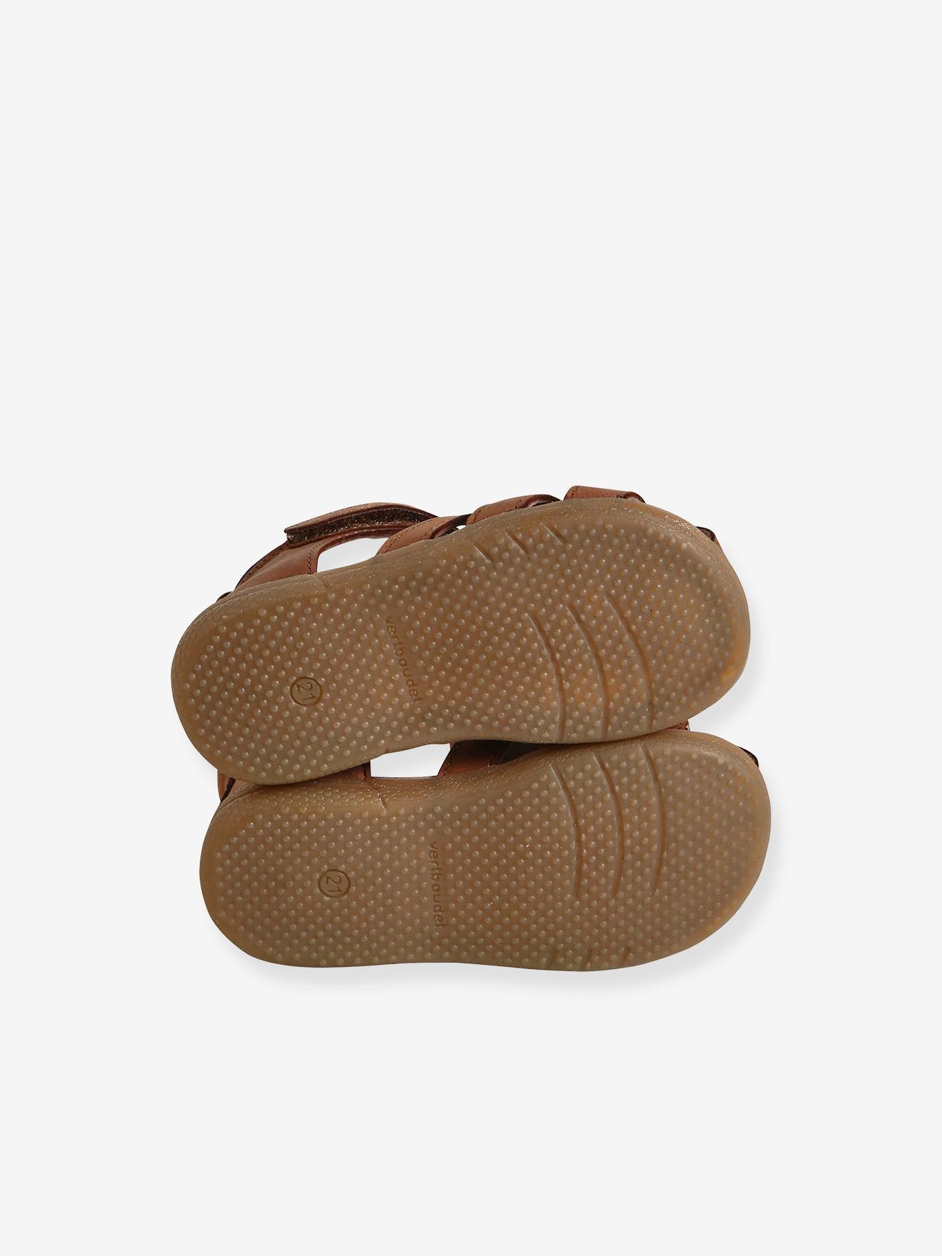 Vertbaudet Jungen Baby Lauflern-Sandalen - braun