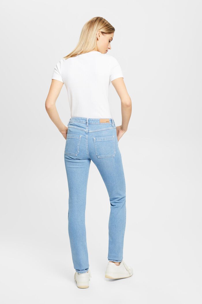 Slim-Fit-Jeans mit mittlerer Bundhöhe