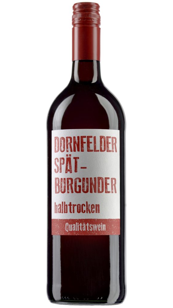 Andreas Oster Dornfelder Spätburgunder QbA 202/2023, Rotwein, halbtrocken, Deutschland 1l