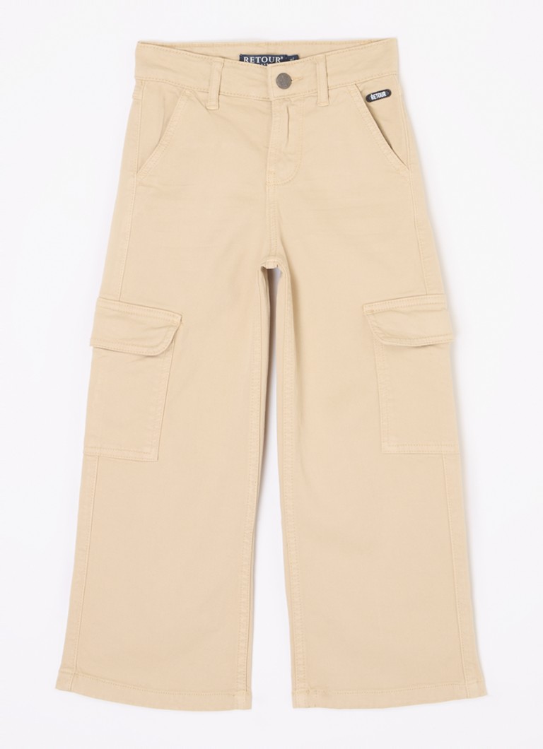 Retour Jeans Torry široke kargo hlače s našivenim džepovima