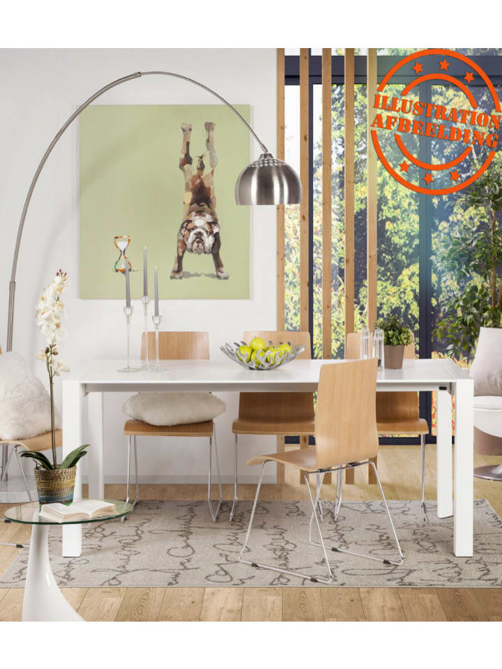 KADIMA DESIGN Esstisch MAMAT Ausziehbar Matt Weiß | Eleganter Stil günstig kaufen onesize