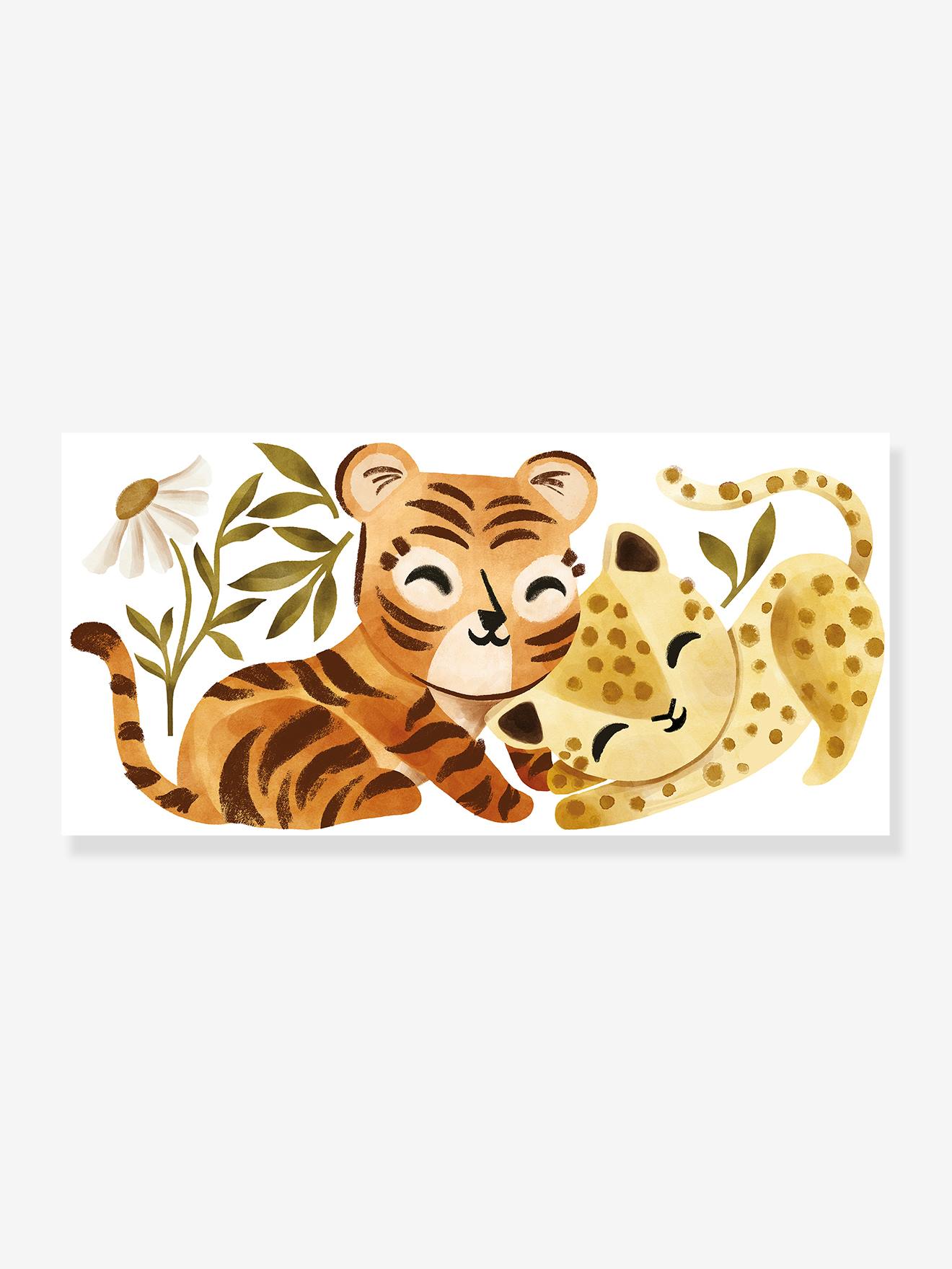 Stickers XL Léopard/Tigre Felidae LILIPINSO bronze