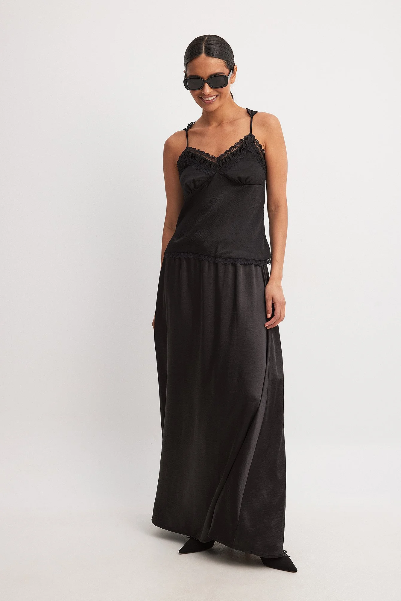 Lace Strap Detail Singlet