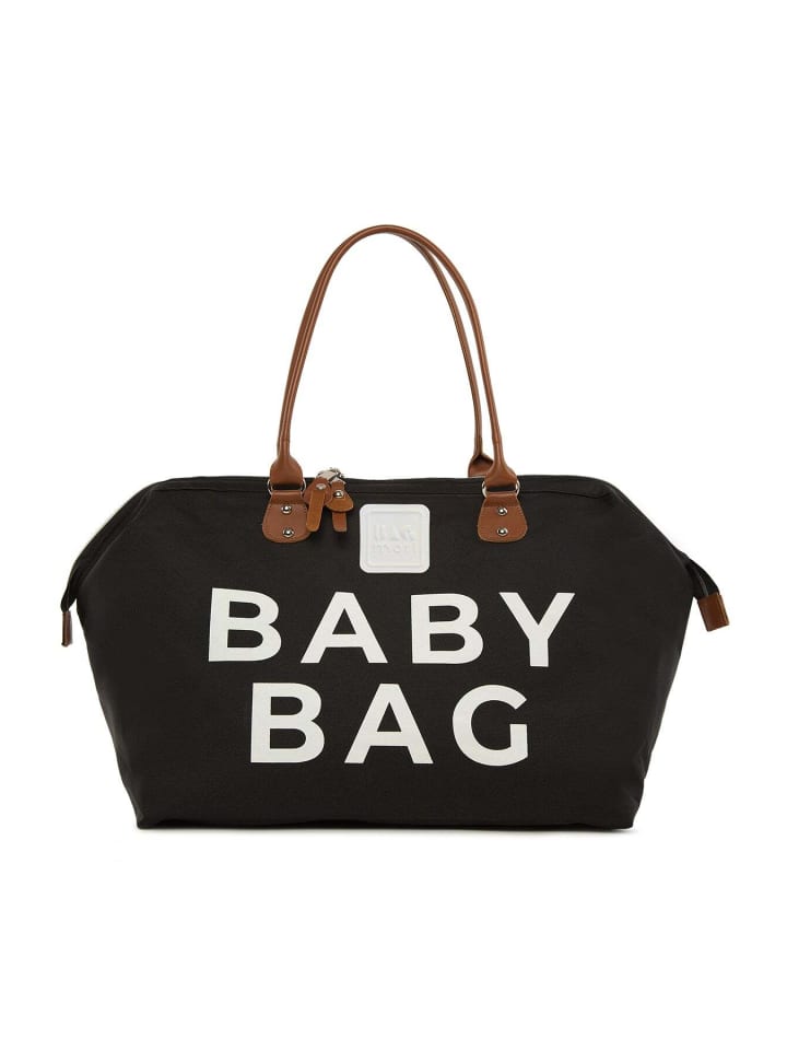 BAGmori Wickeltasche - Schultertasche in Schwarz günstig kaufen onesize