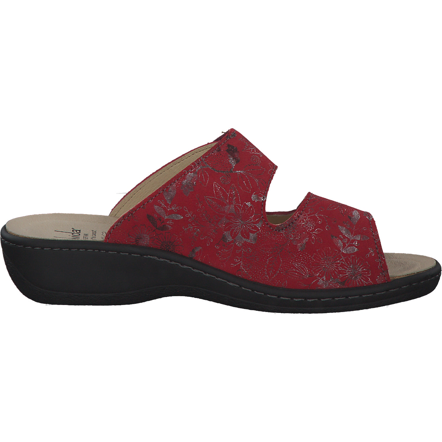 Portina 42.410, Hausschuhe & Pantoffeln, Damen, rot