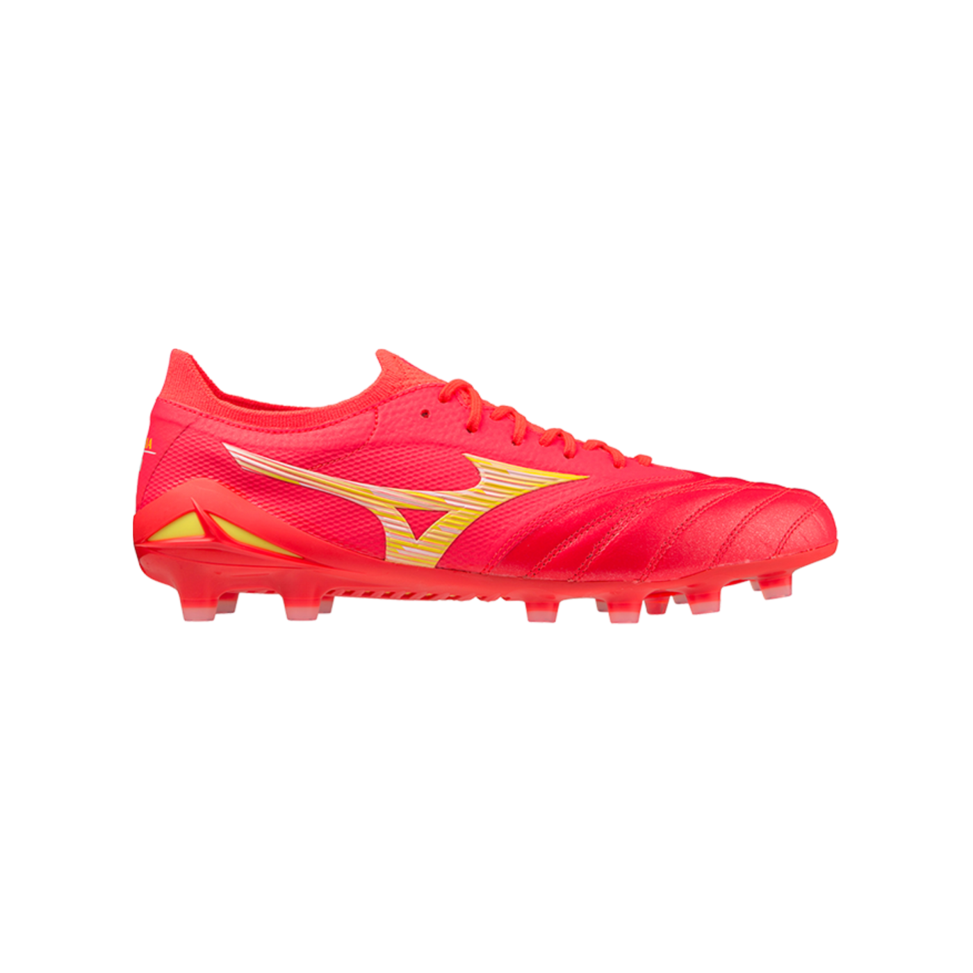 Mizuno Morelia Neo IV Made in Japan FG Rot Gelb F64