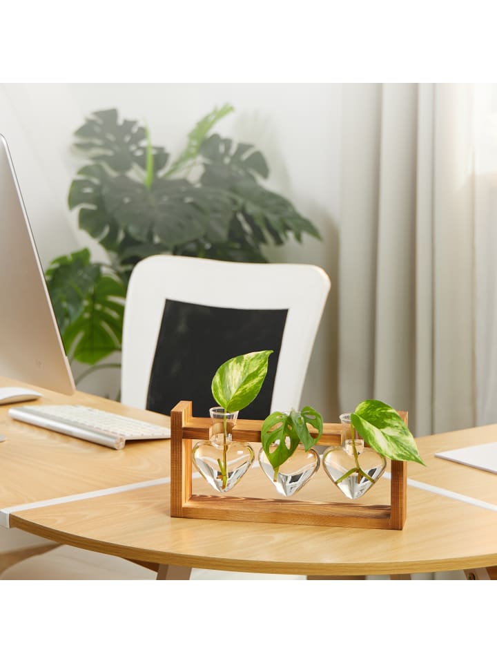 relaxdays Reagenzglas Vase 
