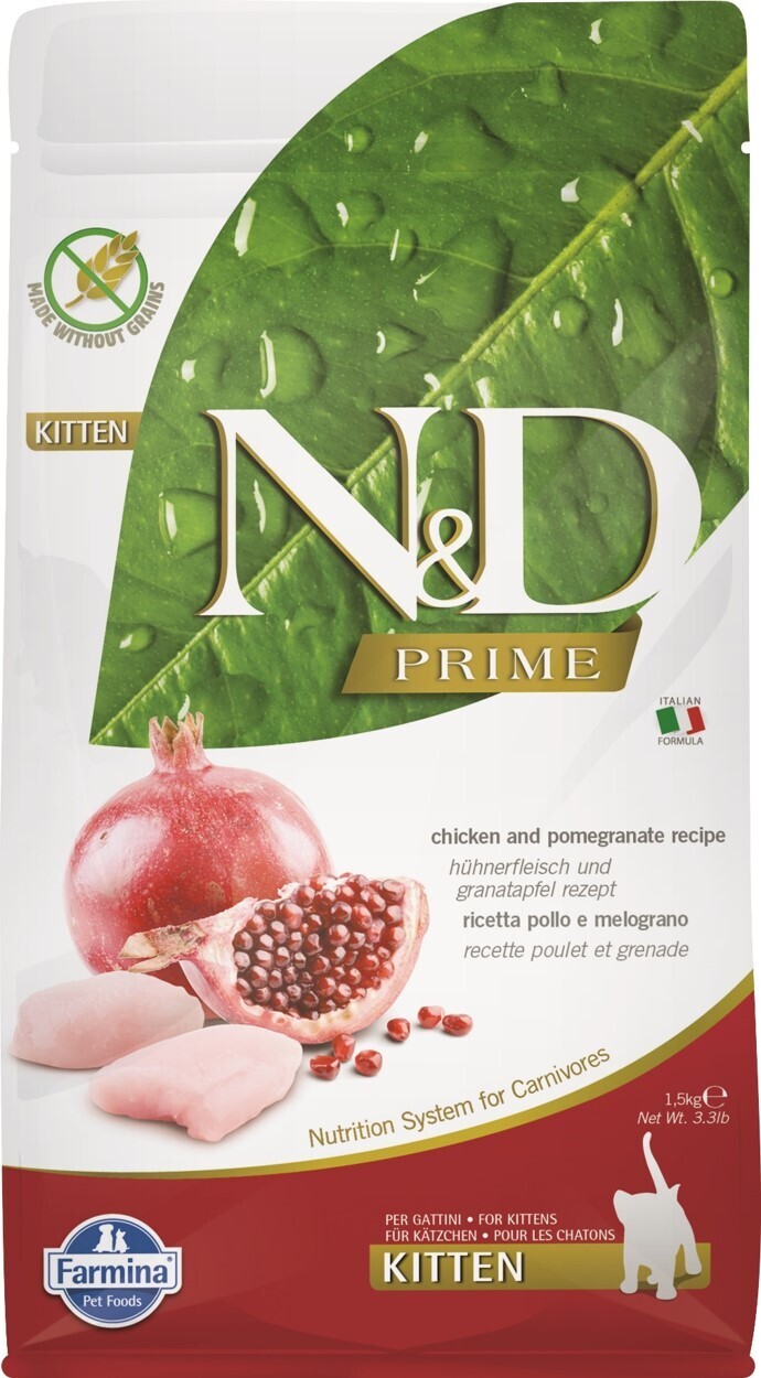 Farmina N&D Trockenfutter Farmina N&D Kitten Prime Hühnchen und Granatapfel 1,5kg