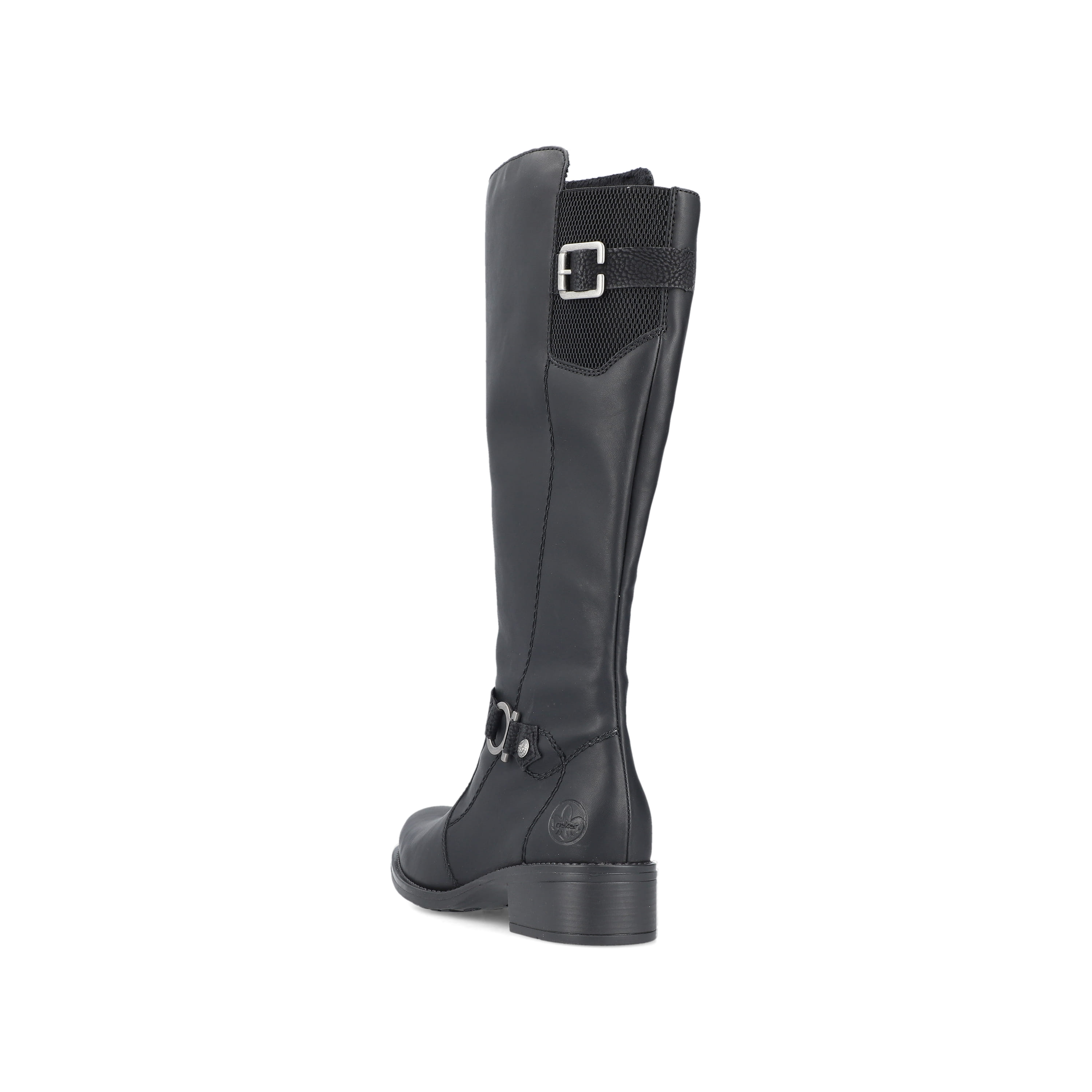 Rieker Damen Hochschaftstiefel nachtschwarz