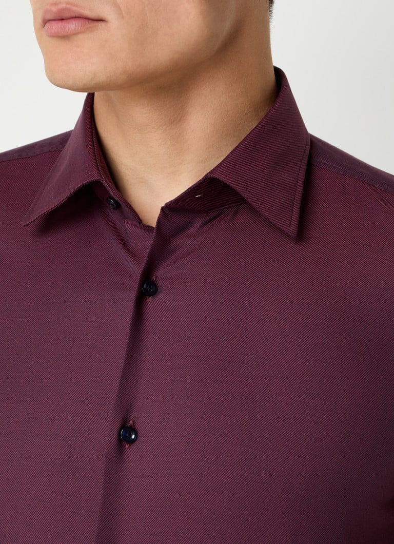 HUGO BOSS Slim fit krekls ar mikrorakstu