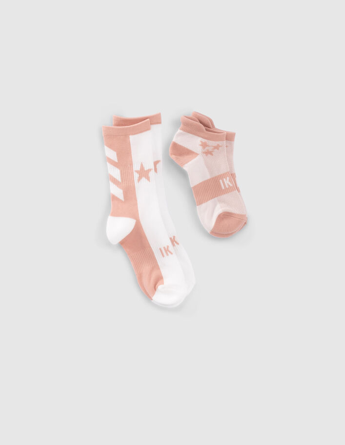 Chaussettes beige et écrues SPORT LAB fille