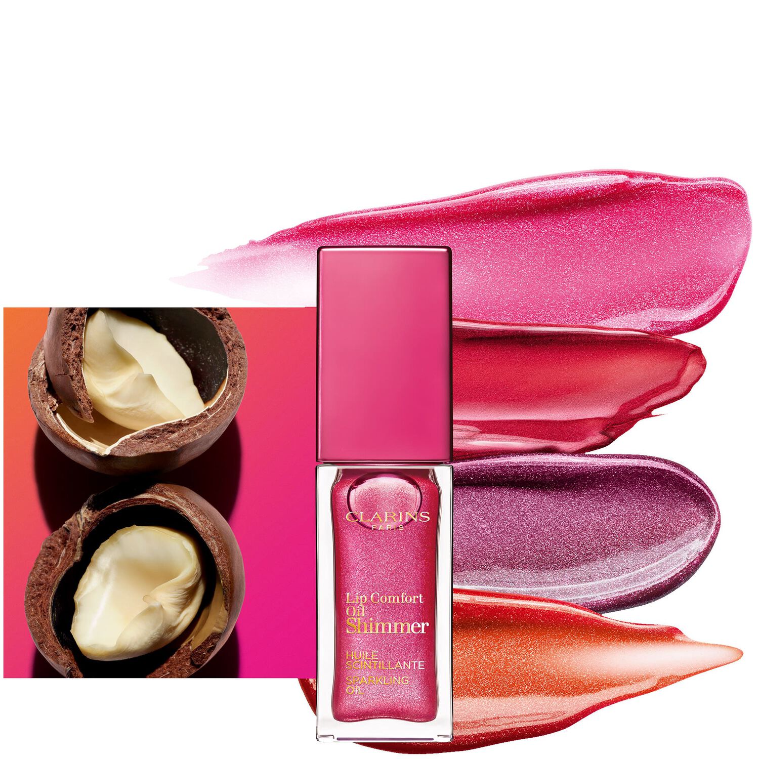 Clarins Lip Comfort Oil Shimmer Huile Scintillante Lèvres Confort