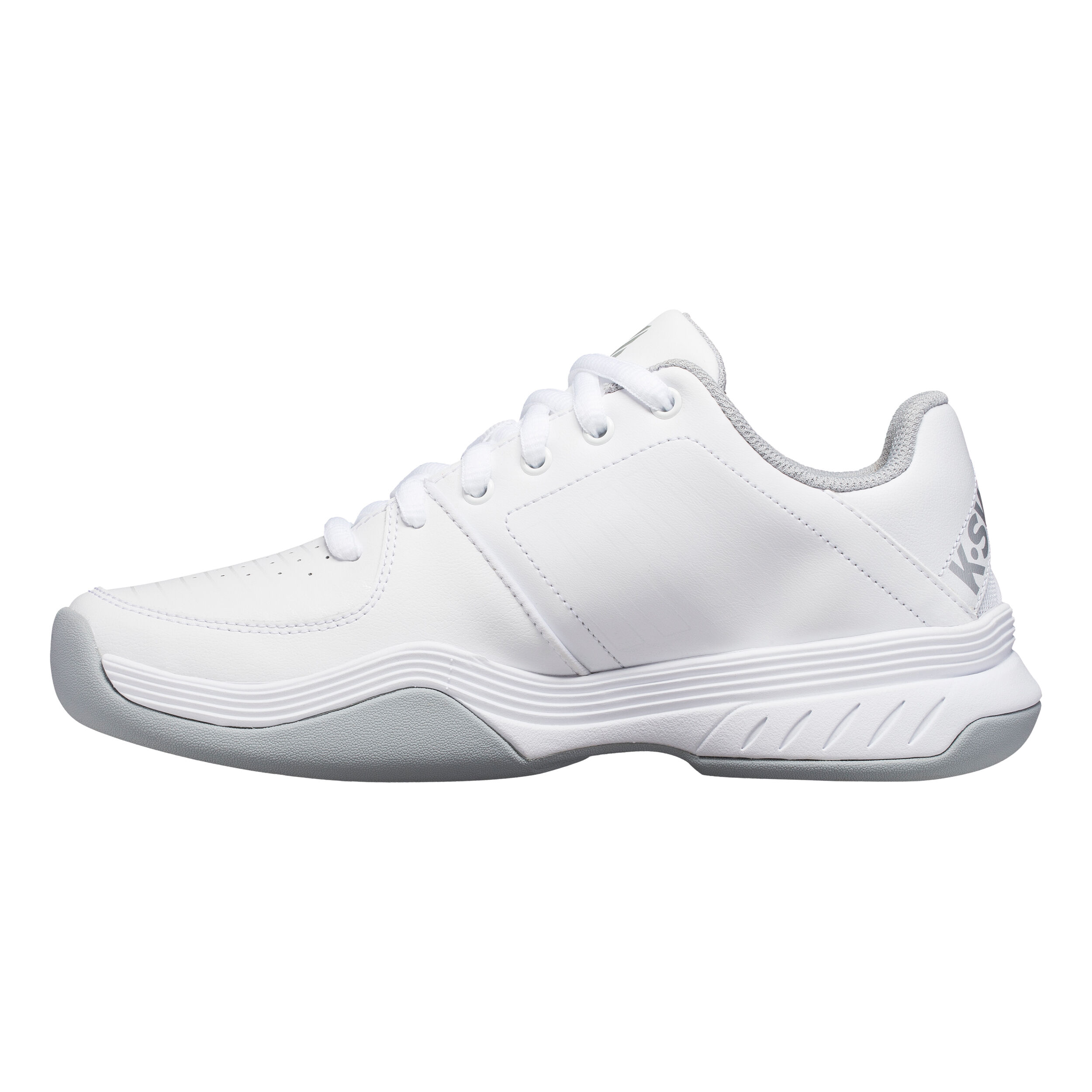 Express Court Carpet Teppichschuh Damen - Weiß, Silber