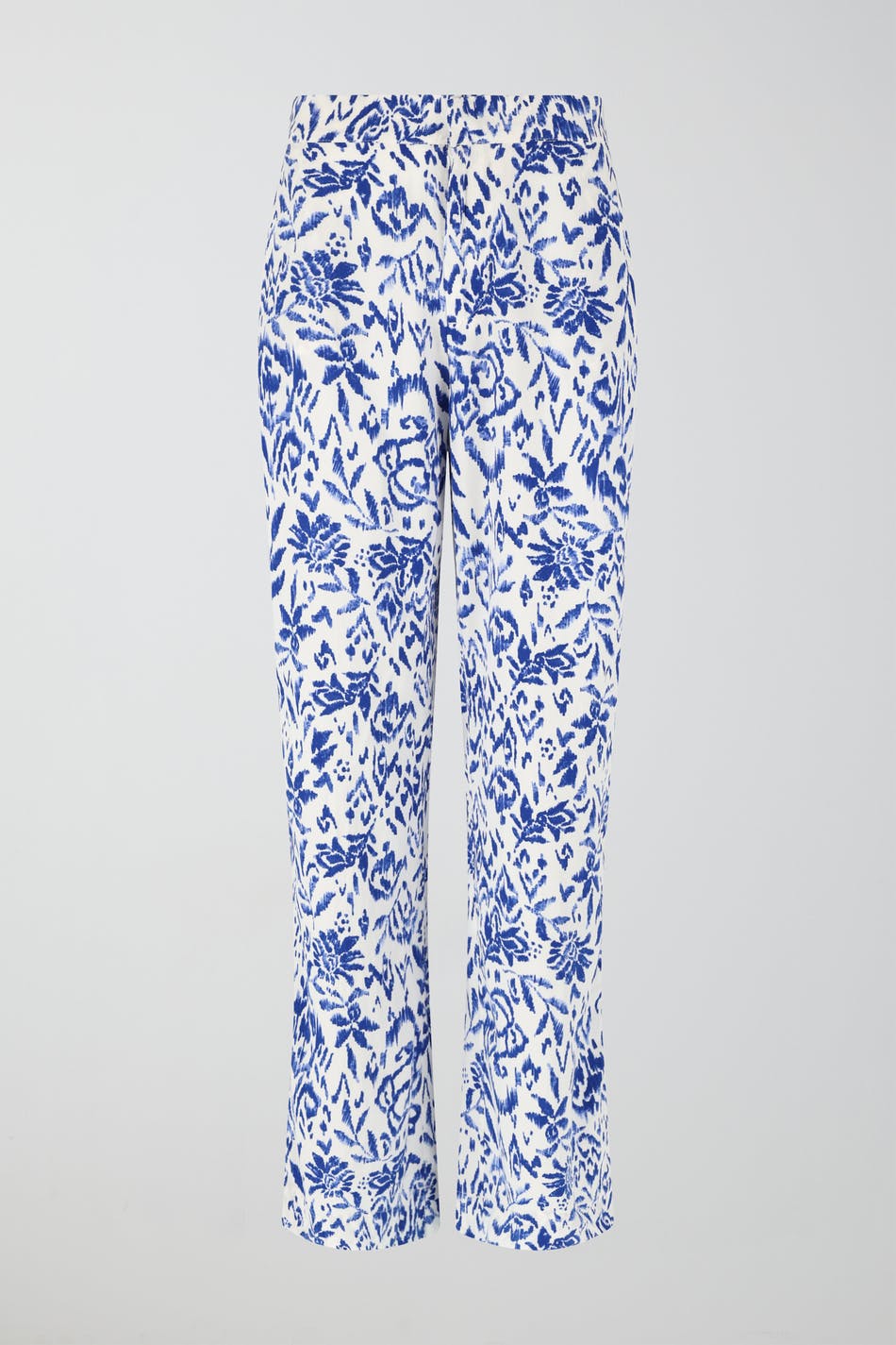 Relaxed viscose trousers
