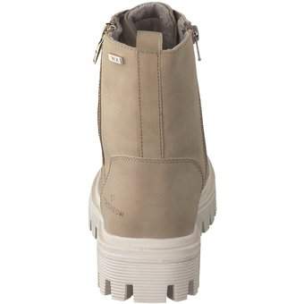 Tom Tailor Schnürstiefelette in beige