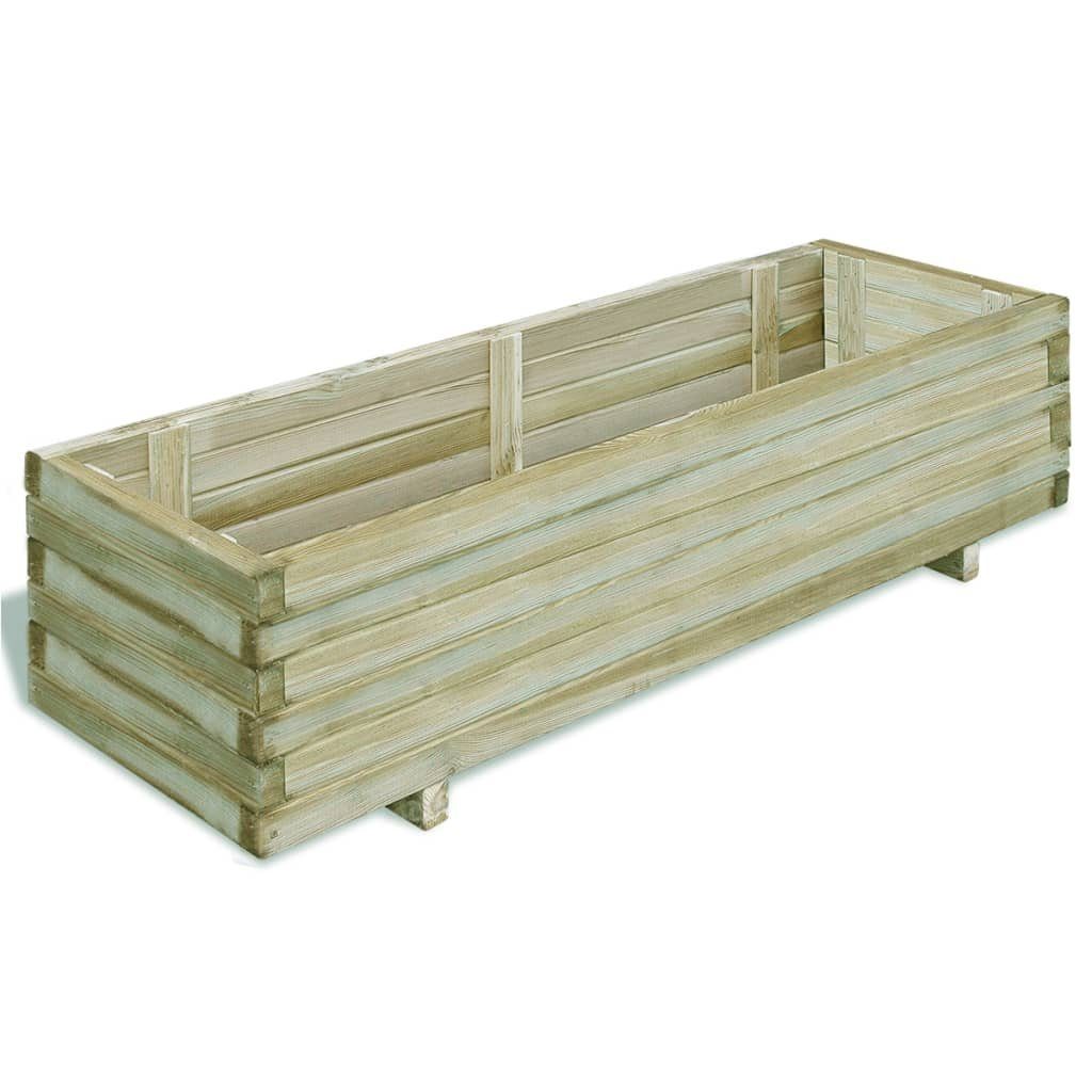 furnicato Hochbeet 120x40x30 cm Holz Rechteckig