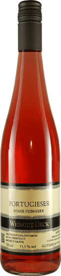2022 Portugieser Rosé feinherb - Weingut Deck
