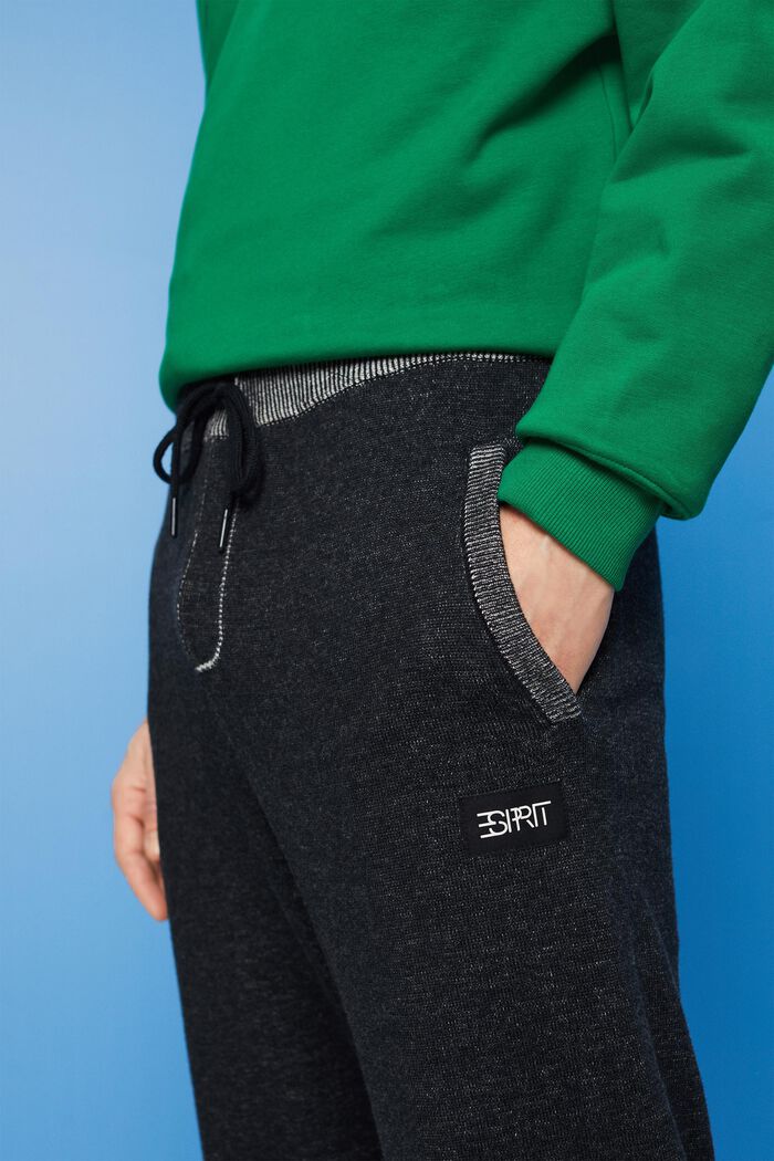 High-Rise-Pants im Jogger-Style mit Logo-Print