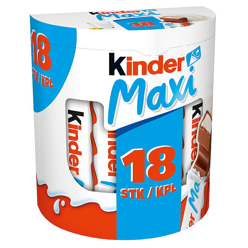 Kinder Kinder Maxi 18-pk, 378 g