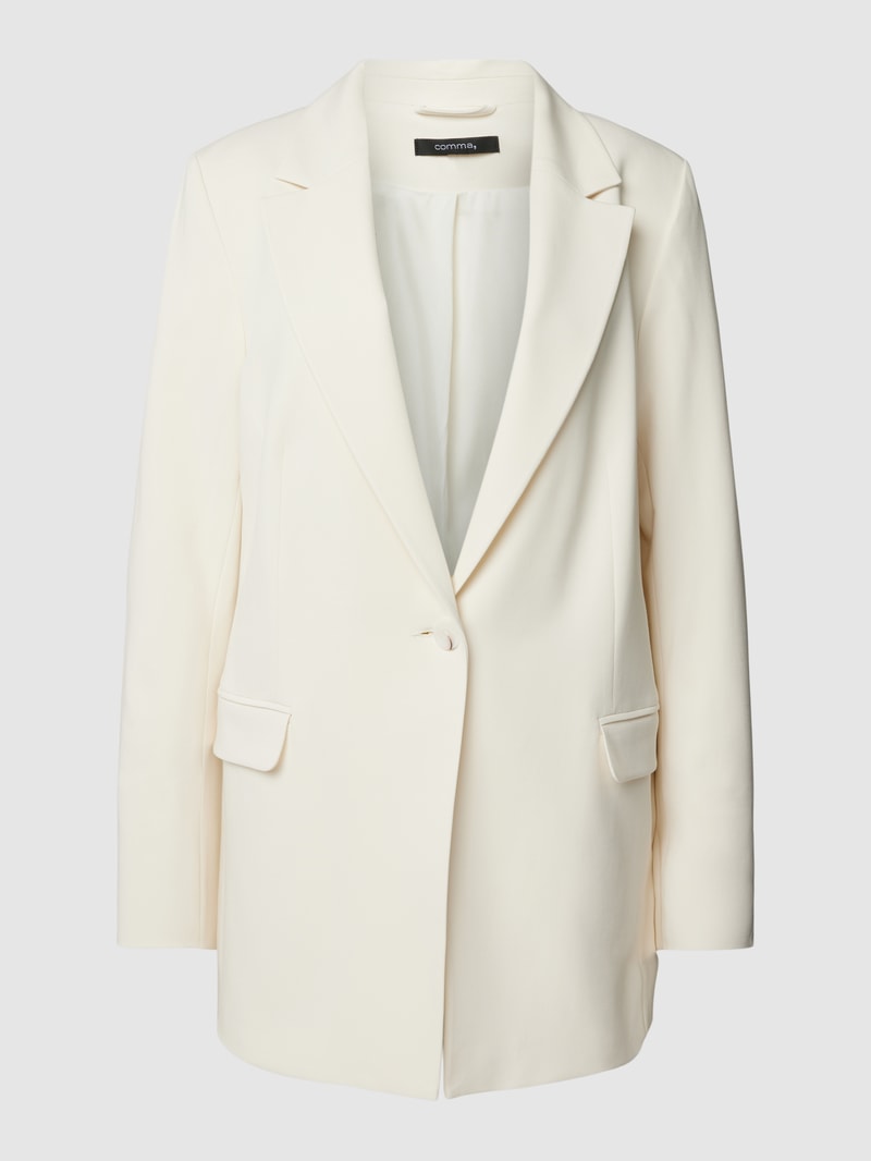 Blazer mit Reverskragen in ecru