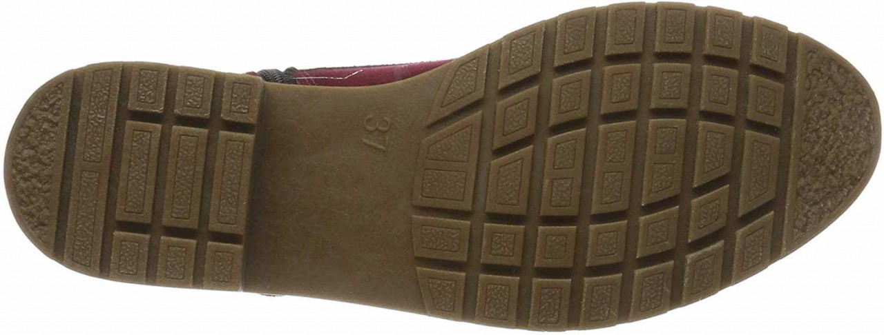 MARCO TOZZI Schnür-Stiefeletten rot