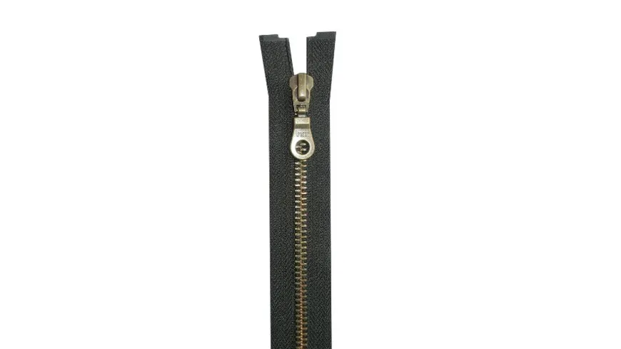 YKK Reißverschluss teilbar mit Metallkette - 25 cm 580 - schwarz
