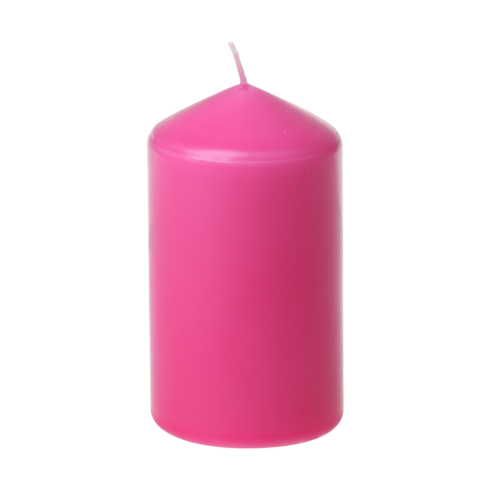 Stumpenkerze pink
