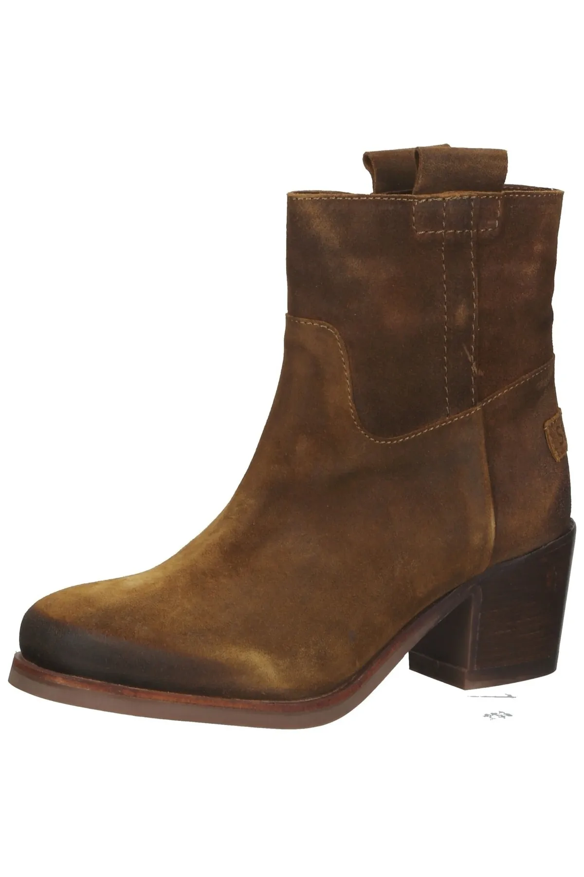 Shabbies Amsterdam  Stiefelette - Braun - Blockabsatz