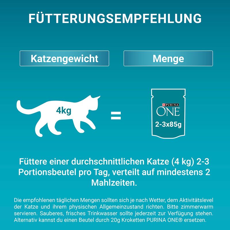 PURINA ONE Sterilised mit Truthahn & grünen Bohnen