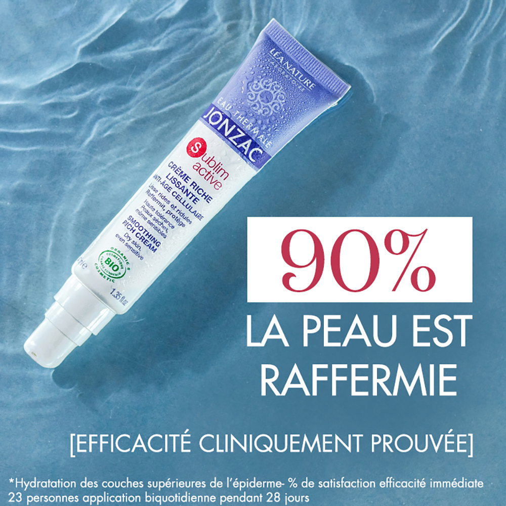 eau thermale jonzac Crème riche lissante anti-âge cellulaire Crème riche