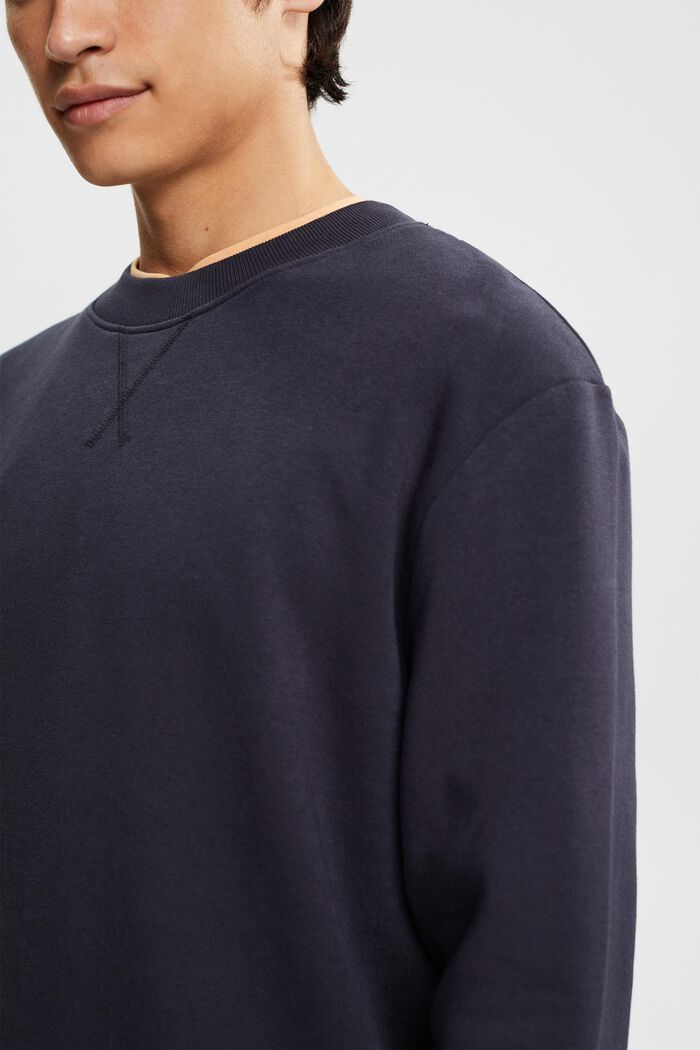 Recycelt: unifarbenes Sweatshirt