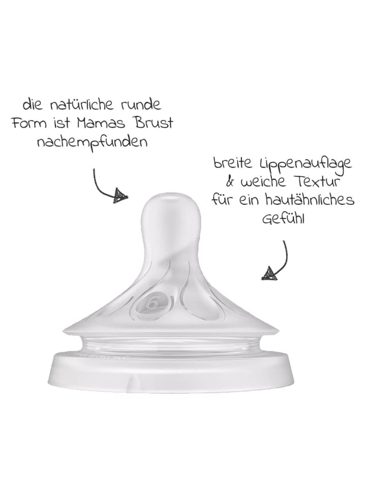 Philips Avent Trinksauger 4er Pack Natural Response - Silikon für günstig kaufen onesize