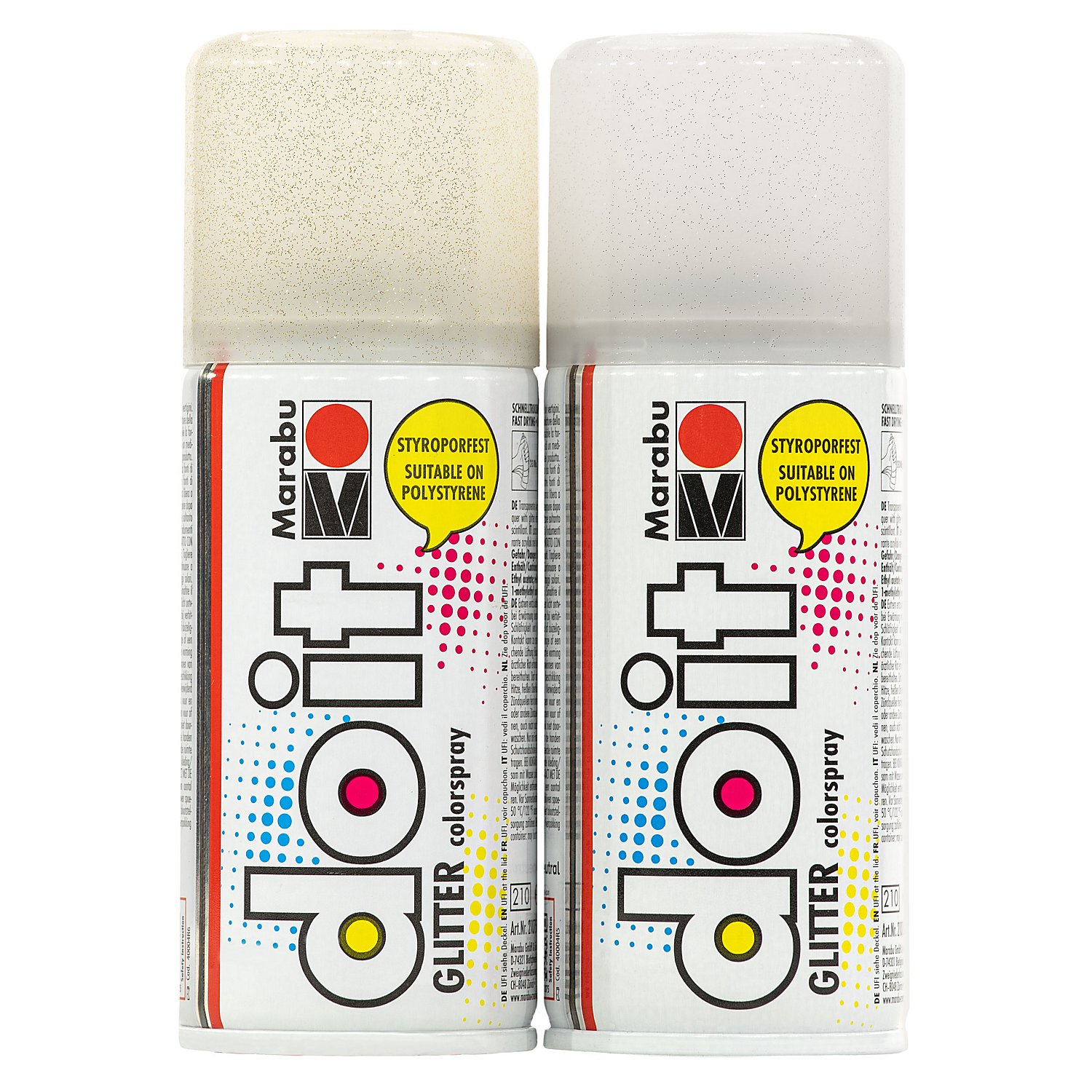 Marabu Do It Glitterspray in verschiedenen Farbtönen, 150 ml