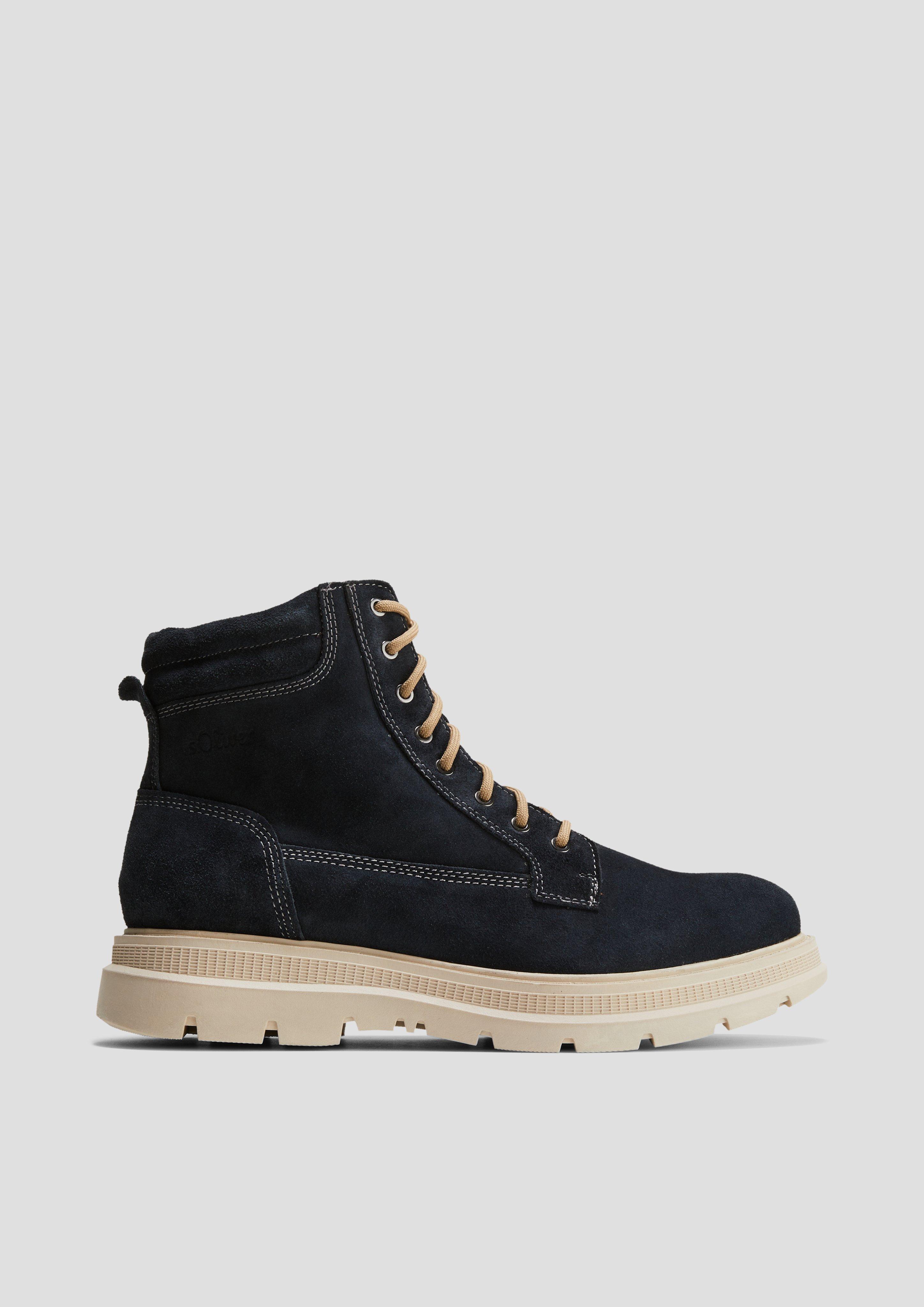 Gefütterte Boots aus Leder  6008612-805