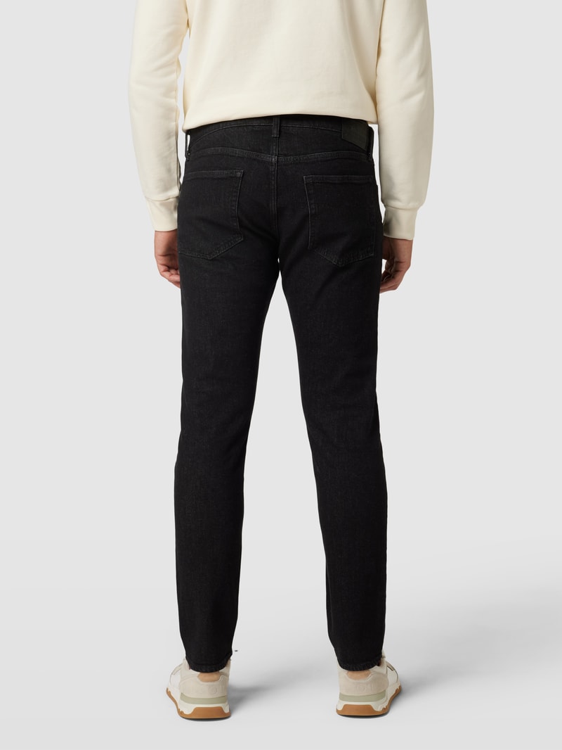 Jeans mit Knopfverschluss Modell 'PARKSIDE' in schwarz