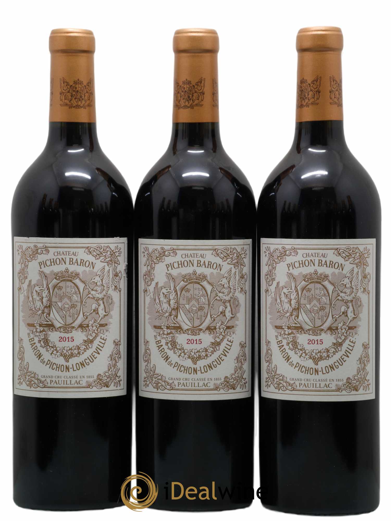 Pichon Longueville Baron 2ème Grand Cru Classé  2015 - Lot de 12 Bouteilles