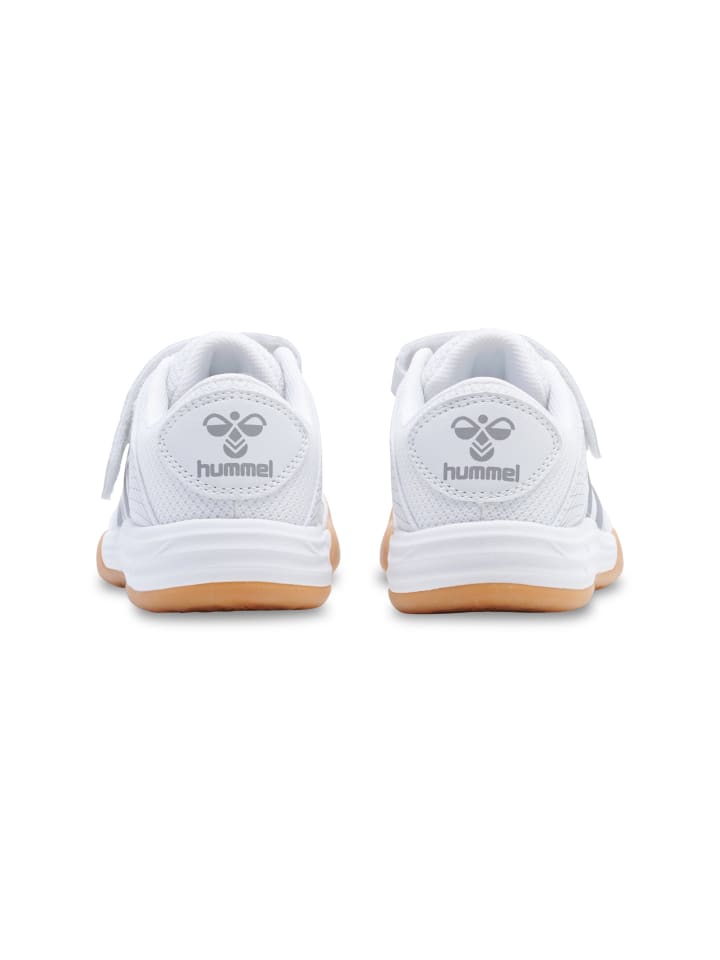 Hummel Hummel Klettverschluss Hallenschuh Multiplay Stable Kinder in WHITE/GREY günstig kaufen