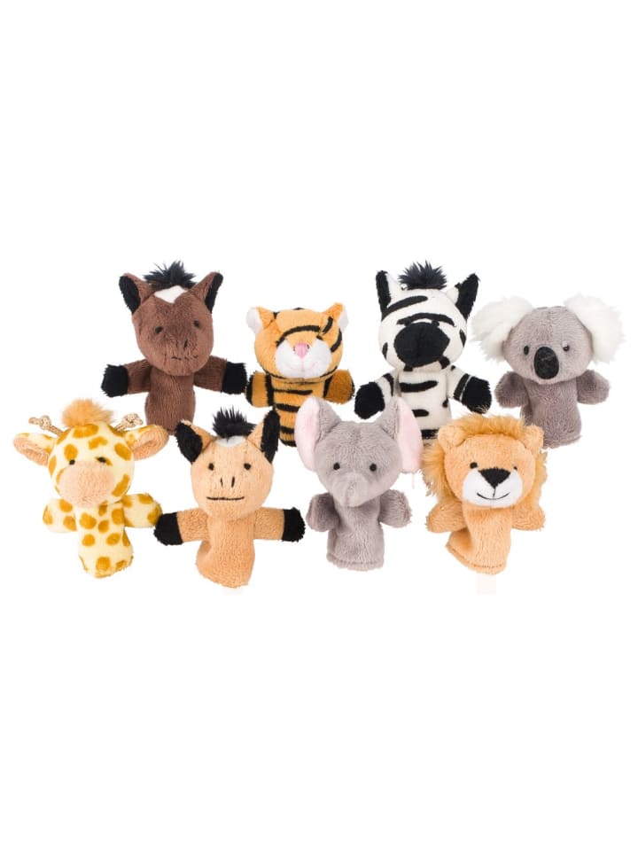 Goki Fingerpuppen Wildtiere 8 Stück in braun,grau günstig kaufen onesize