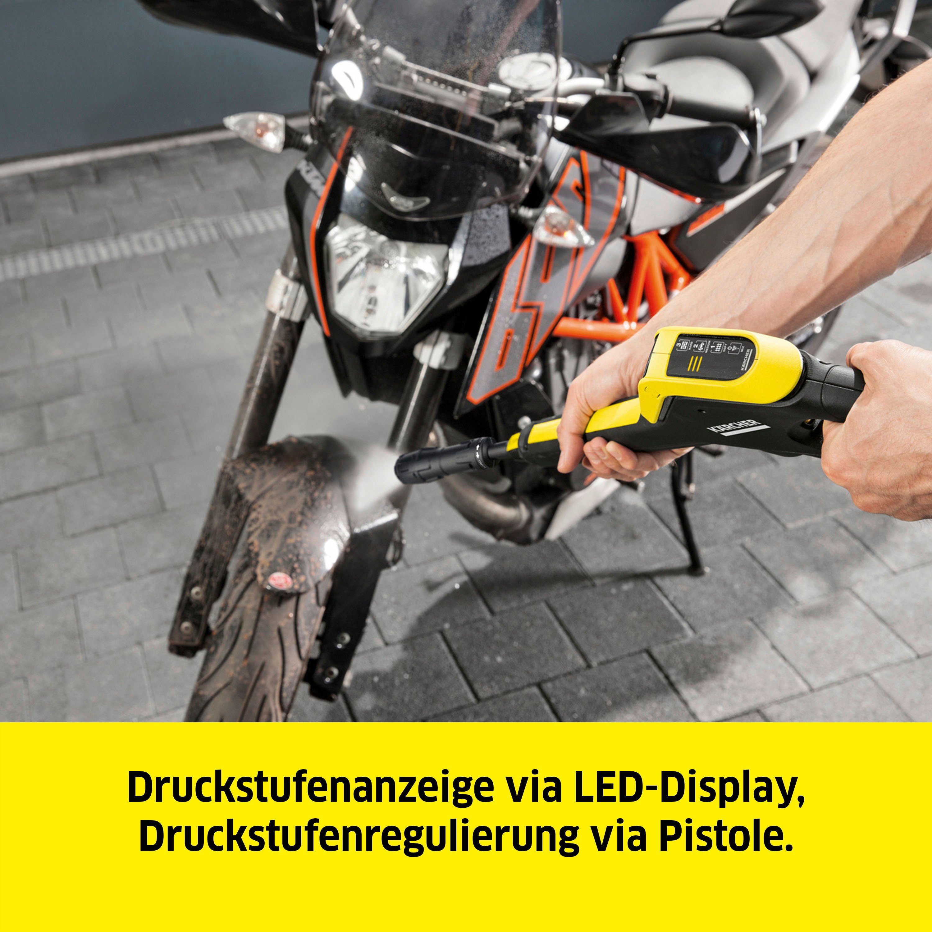 KÄRCHER Hochdruckreiniger K 5 Power Control Home, Druck max: 145 bar, Fördermenge max: 500 l/h, Quick Connect, Home & Garden App