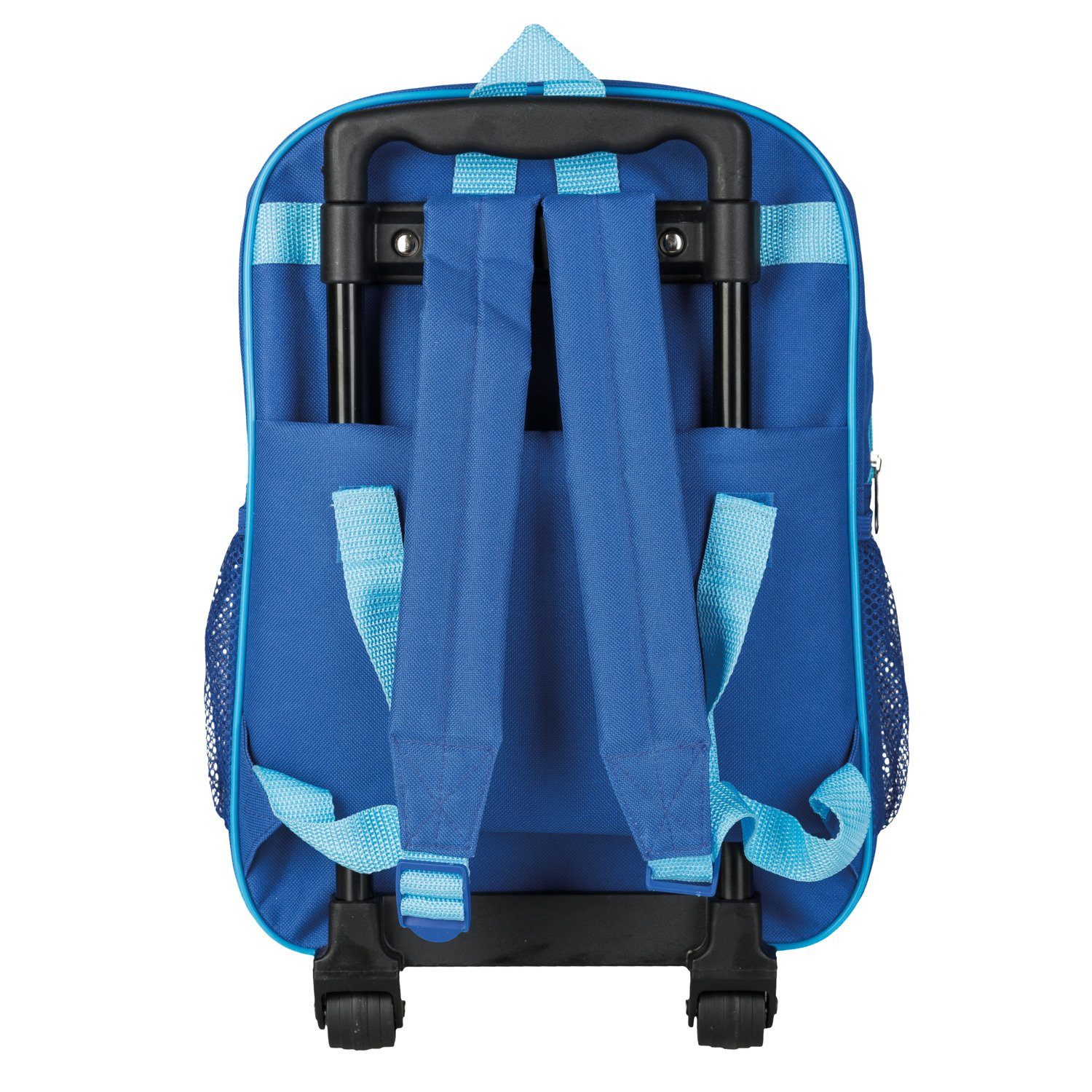 Idena Kofferrucksack Idena 22045 - Rucksack Trolley mit 2 Rollen für Kinder, blau mit Pirat